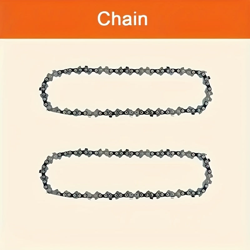[High-quality Chainsaw Chain] High-quality 6 inches Stainless Steel Chainsaw Chain | Durable Replacement for Cordless Electric Portable Chainsaws, Pruning Shears and Wood Cutting