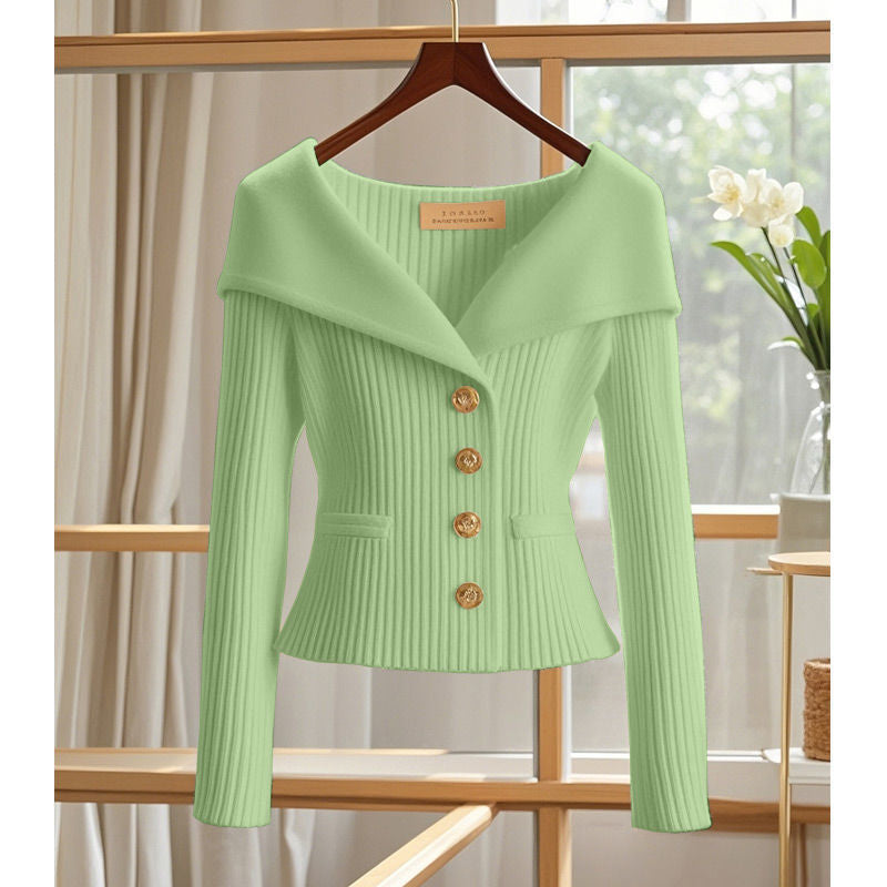 Elegant Knitted Casual Top for Women