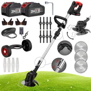 Portable 20V Cordless Handheld Electric Lawn Mower with Half‑Size Lithium Battery and Three Blade Options