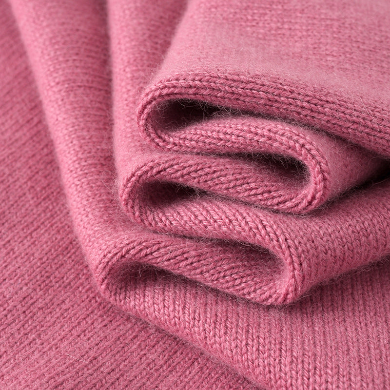 Women's Double-strand Thick Wool Knitted Bottoming Shirt