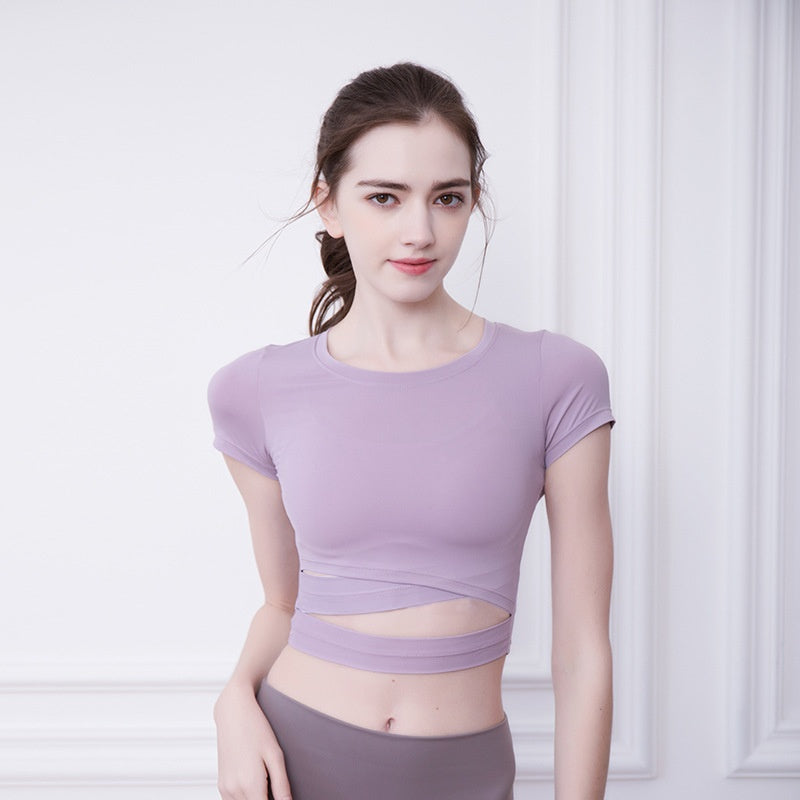 Women's Ice‑Cool Quick‑Dry Running Top – Breathable Short‑Sleeve Active Tee