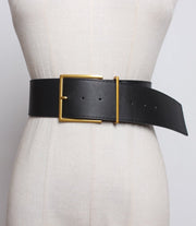 Wide Leather Belt for Men