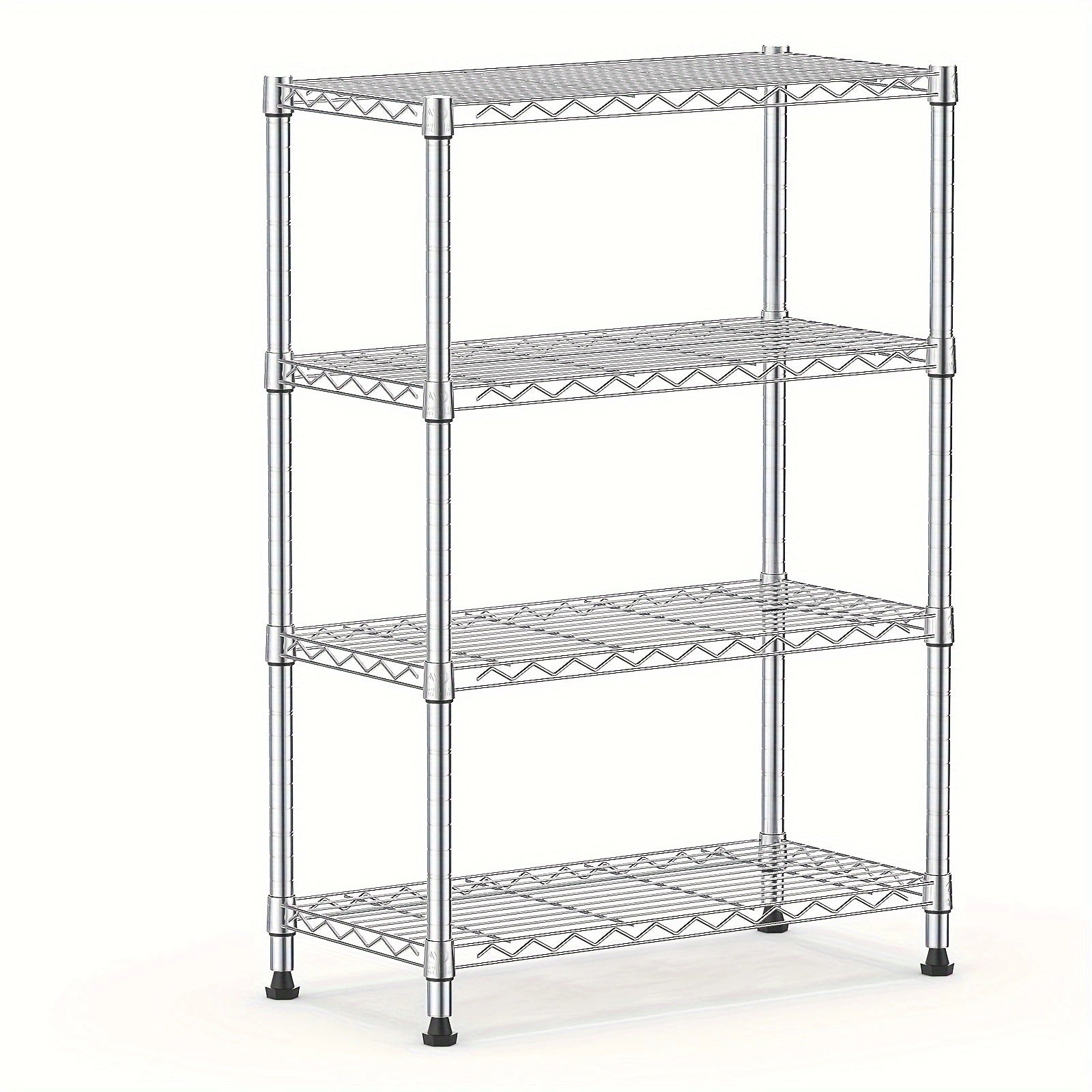 2000/1600 Lbs 5/4 Tier Storage Shelving Steel Heavy Duty Multi-Tier Utility Shelving Unit Steel Organizer Wire Rack For Home, Kitchen, Office Standing Baker'S Racks, Room Decor Shoe Rack Bathroom...