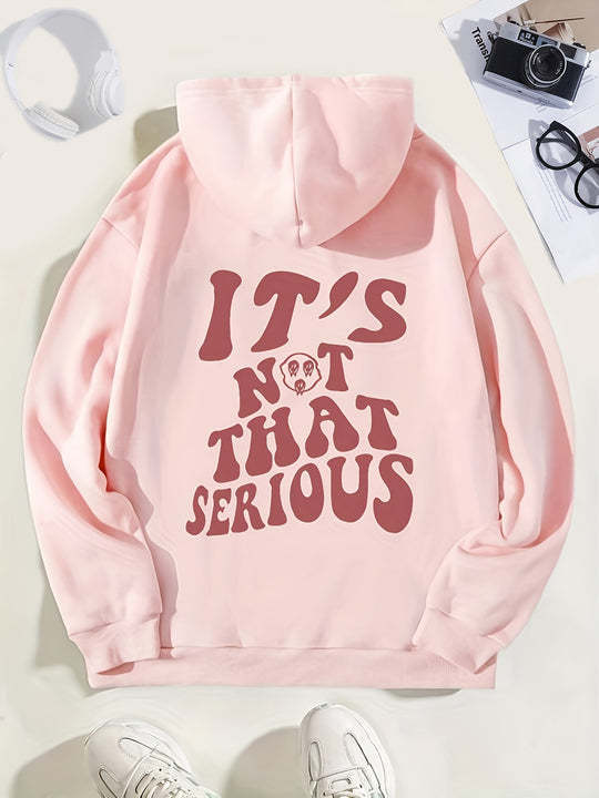 High Street Loose Cotton Sports Pullover Hoodie