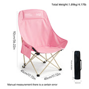 Ergonomic Camping Chair with Padded Headrest