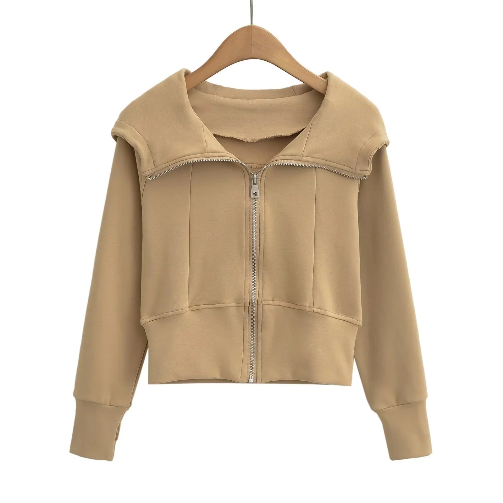 Women's Slim Fit Streetwear Sports Hoodie Coat