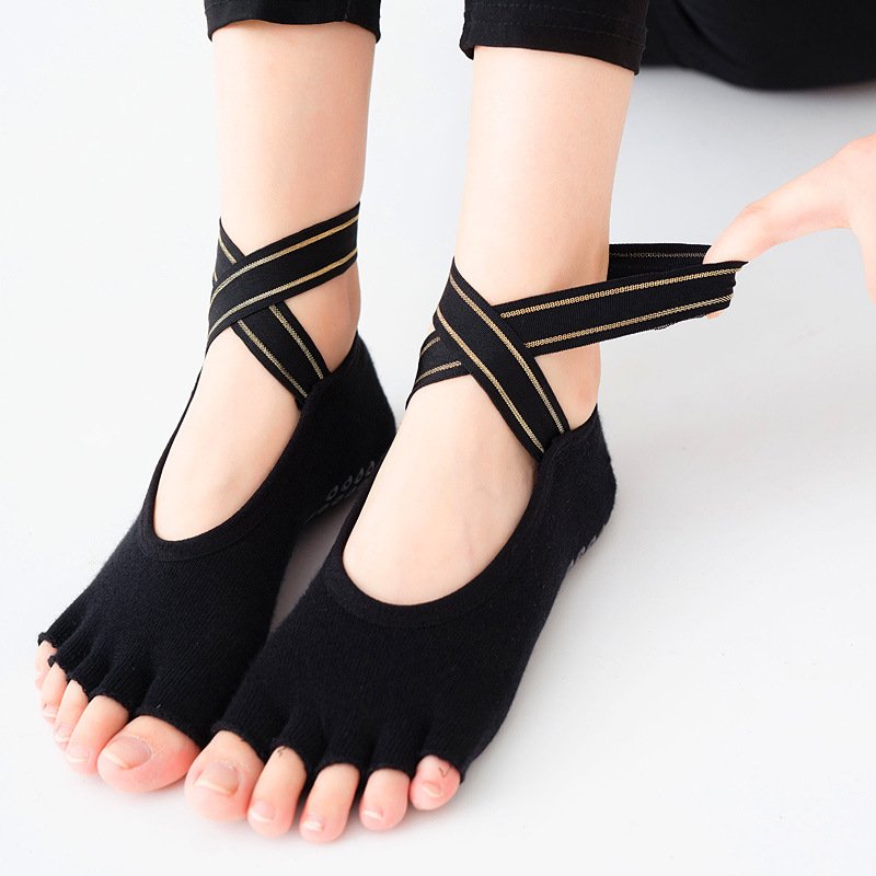 Breathable Yoga Socks for Women - Combed Cotton Dance Socks