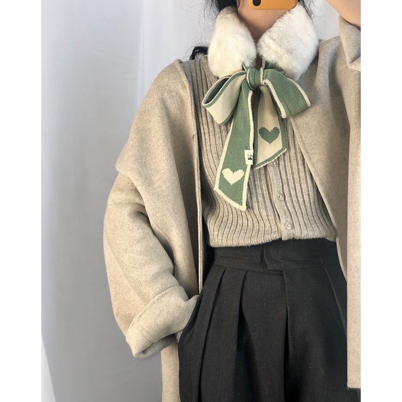 Warm Imitation Rabbit Hair Scarf for Women