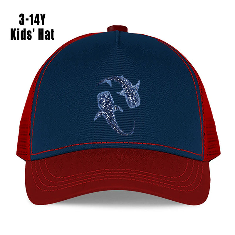 Unisex Baseball Cap with Whale Shark Print, Lightweight Sun Protection