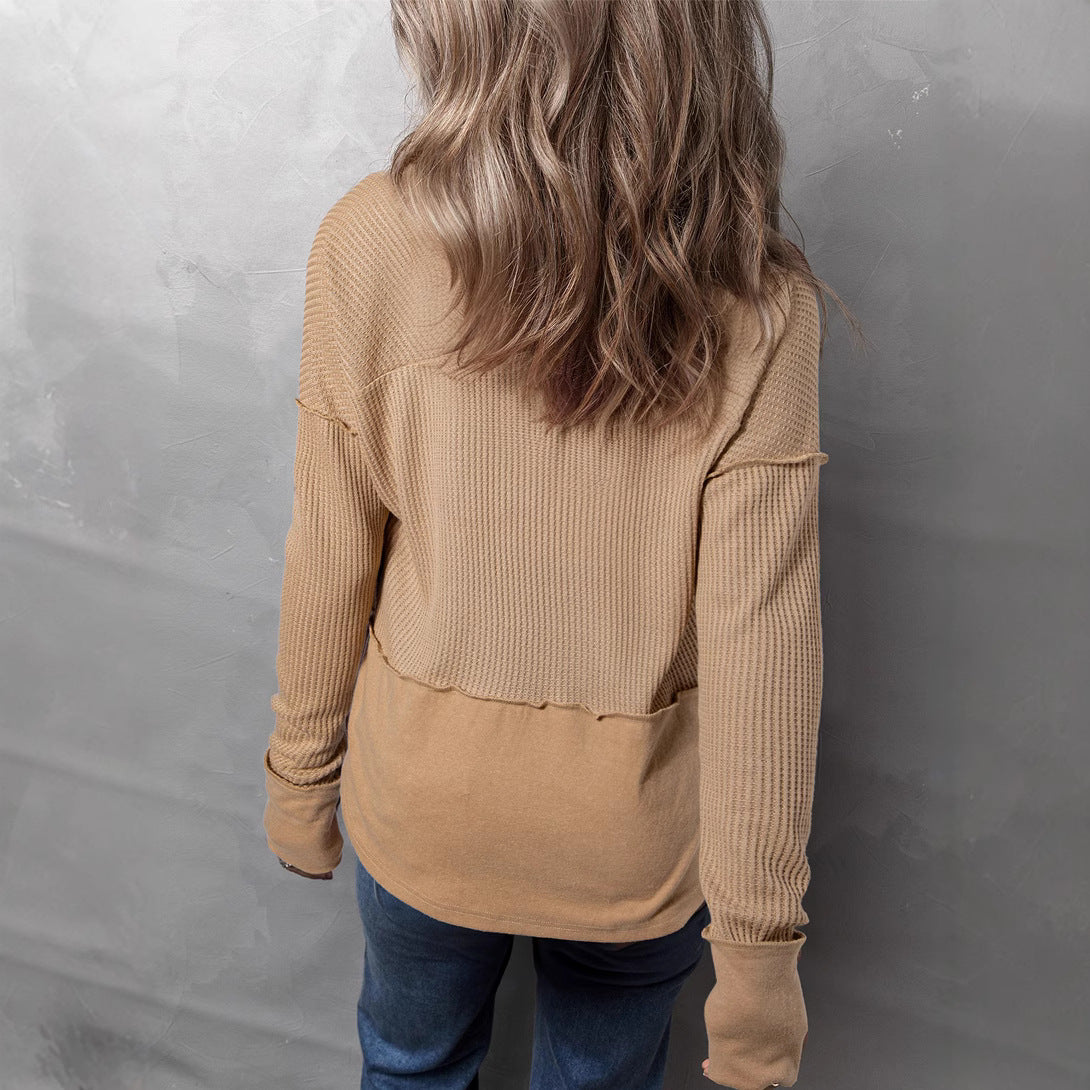 Cozy Solid Color Loose Women's Winter Sweater
