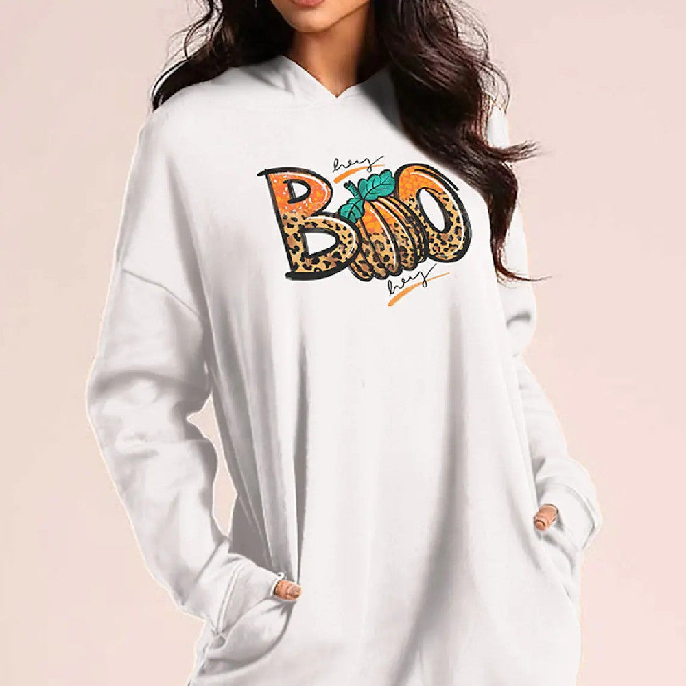 Women's 3D Printed Graphic Long Sweater Dress