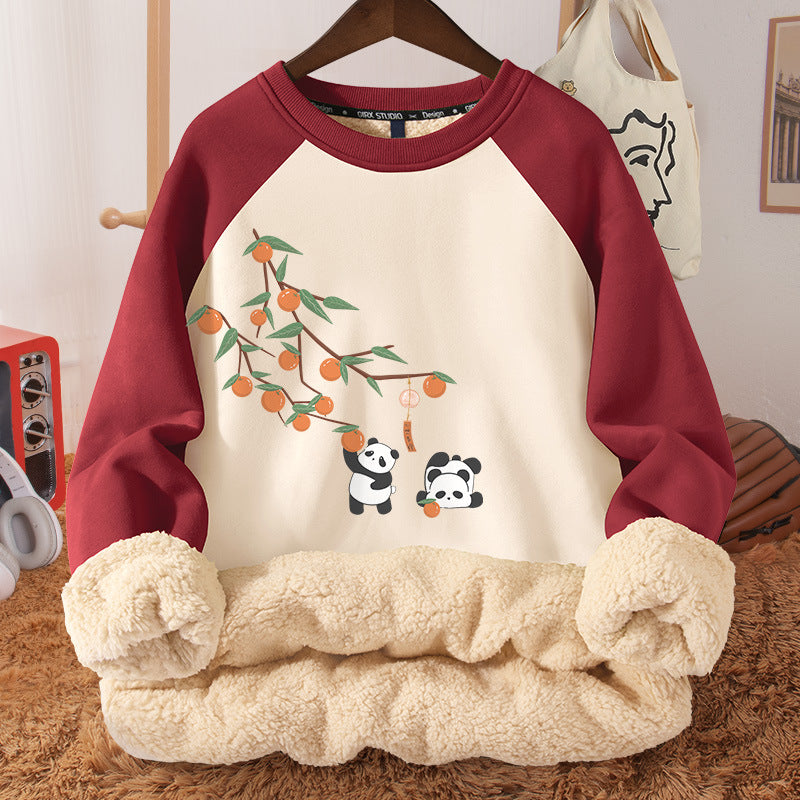 Women's Fleece-Lined Hooded Berber Winter Coat