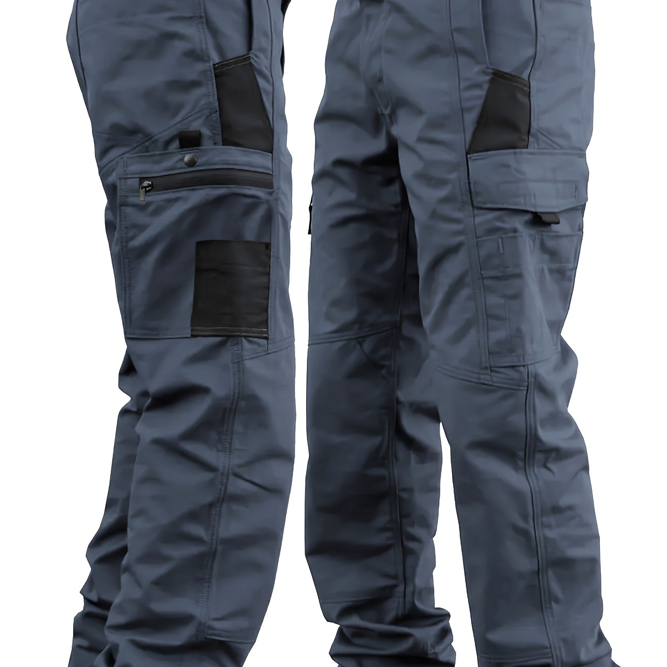 Men's Regular Fit Tactical Cargo Pants for Outdoor Activities