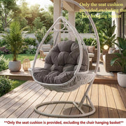 Outdoor Patio Swing Chair Cushion, Suitable for Outdoor Furniture, Double-Sided Seat And Back Cushion Is Uv-Resistant, Quick-Drying, Breathable, And Cool-Insulating, Machine Washable And Easy to Maintain, Suitable for Lawn Gardens, Picnics, And