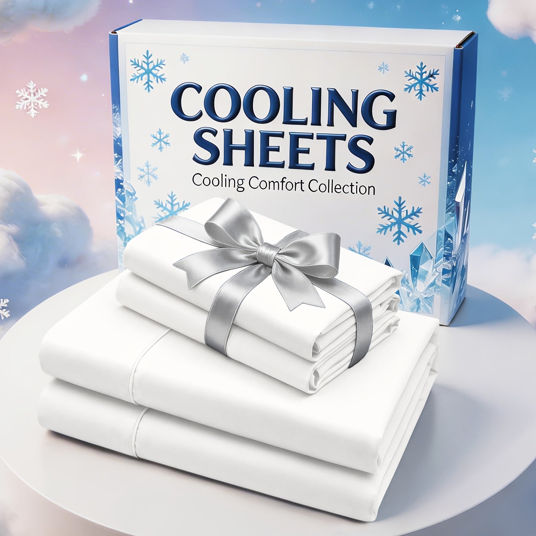 Extra Deep Pocket Bamboo Fiber Sheet Set – Breathable, Cooling, Wrinkle‑Free, Hypoallergenic, Ideal for Kids and Master Bedrooms