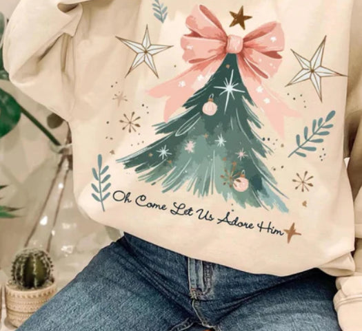 Women's 3D Christmas Round Neck Casual Holiday Sweater