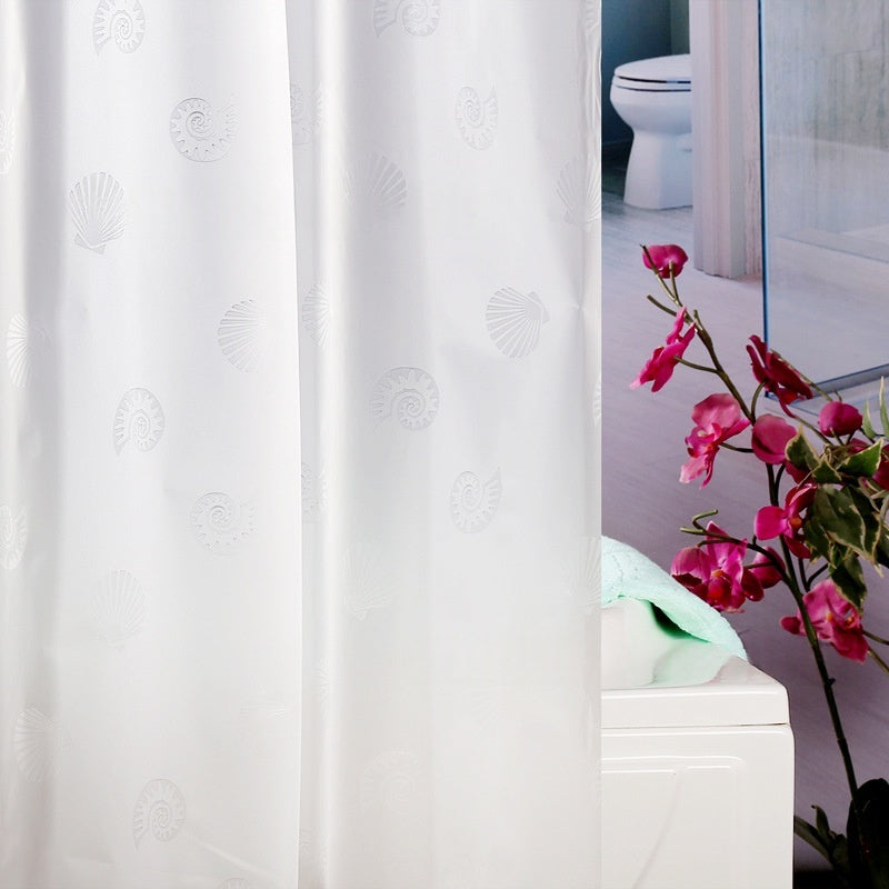 Punch-free Bathroom Partition Curtain