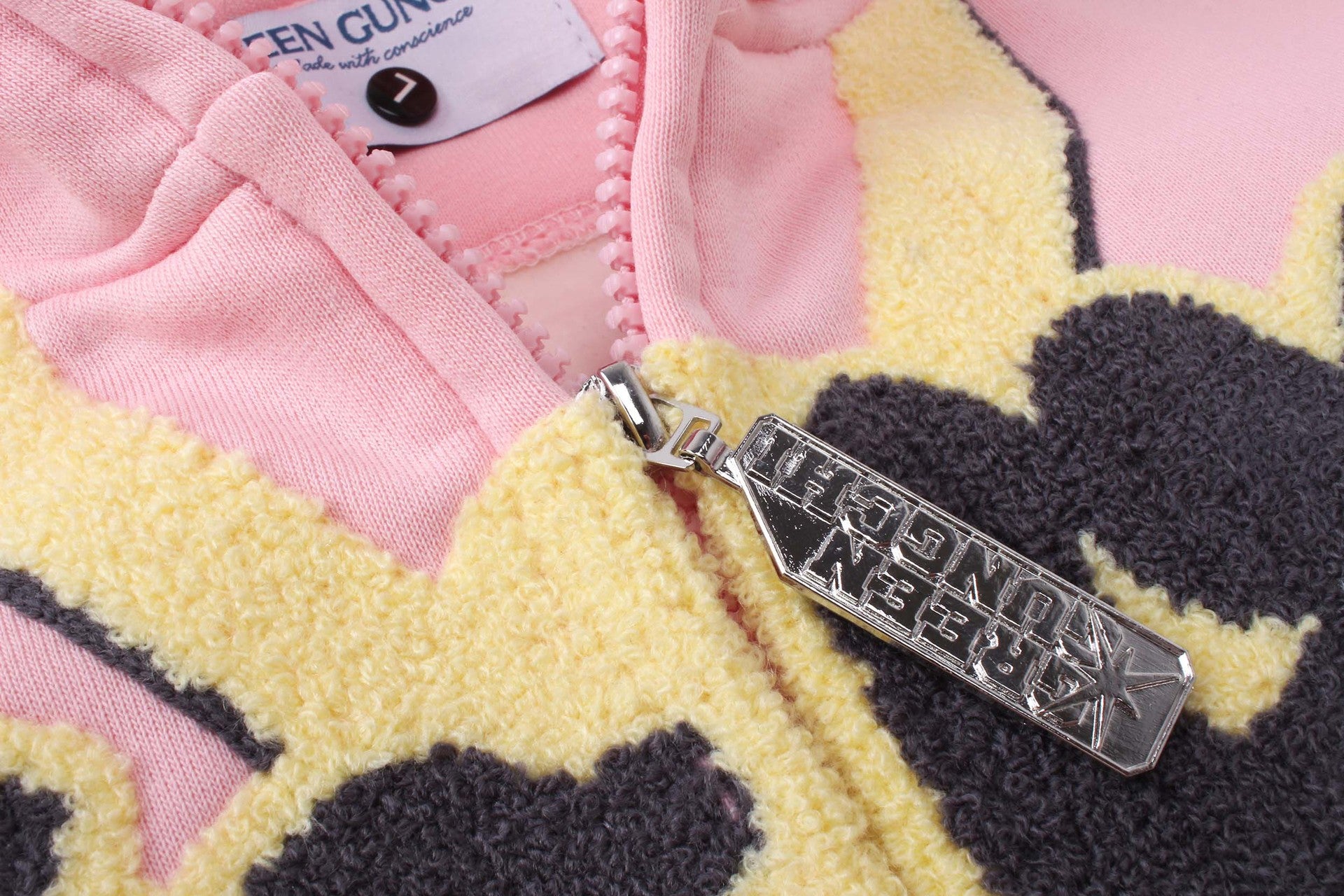 Cute Spider Embroidery Hooded Cardigan Sweater