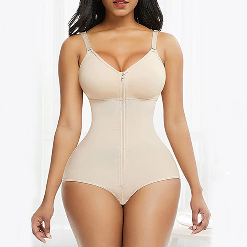 Seamless Zipper Shapewear Body Shaper Corset