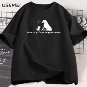 Summer Loose Short Sleeve T-Shirt – Breathable, Lightweight, Unisex