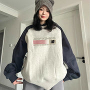 Women's Plush Thick Cotton Color-Block Sweater
