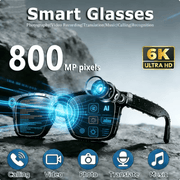 AI Smart Glasses with 8MP Camera and Real-Time Translation