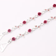 Rhinestone Bra Strap Tube Top