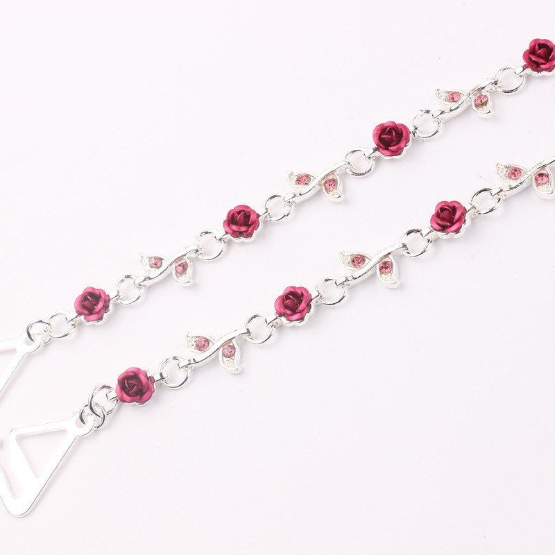 Rhinestone Bra Strap Tube Top