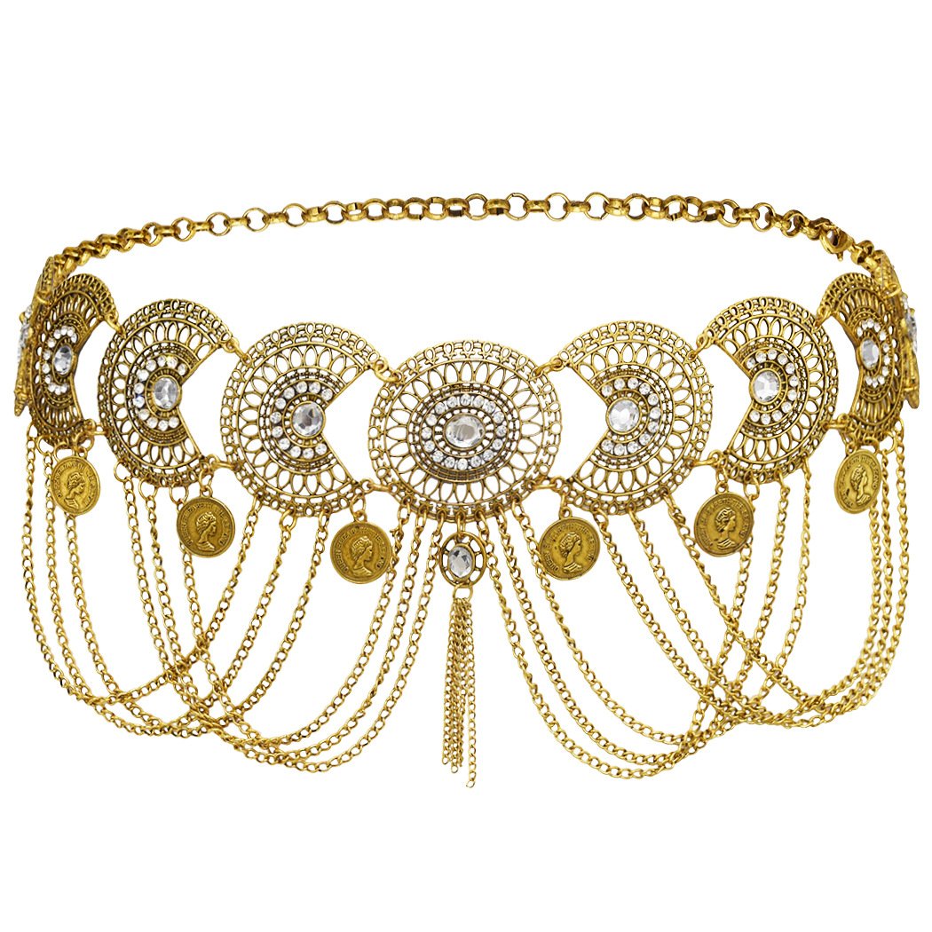 Stylish Waist Chain with Coin Tassel