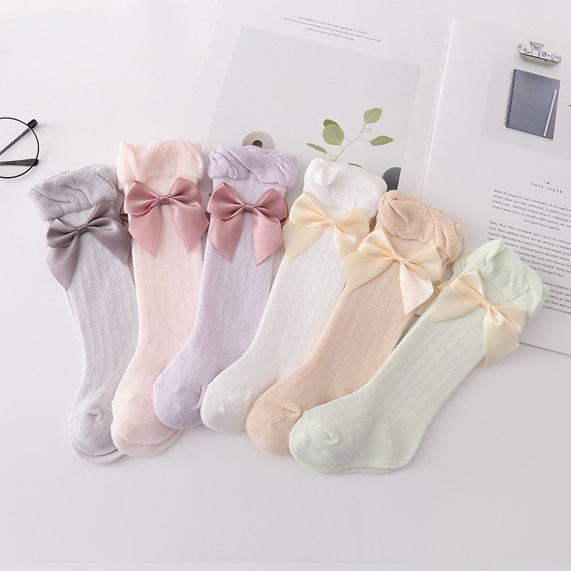 Breathable Over-The-Knee Stockings for Men & Women, Long Tube Cotton Socks for Spring & Summer