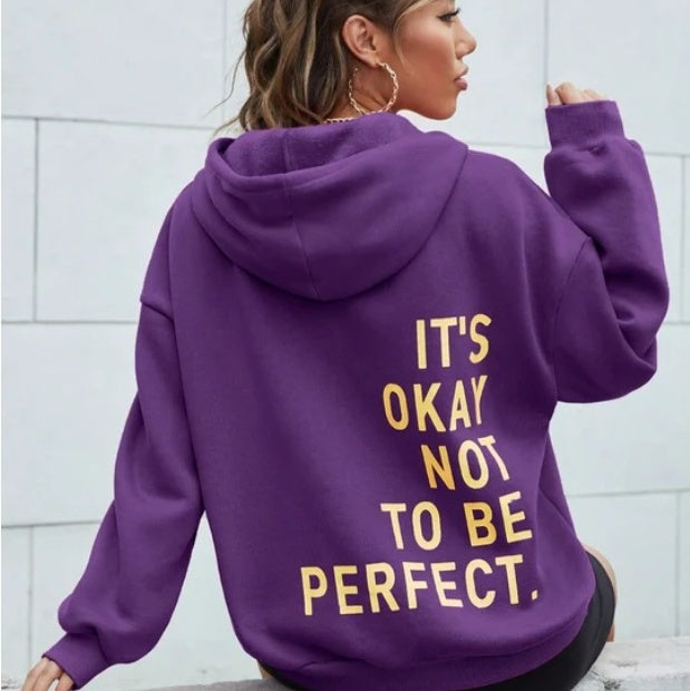 Women's Letter Print Casual Long Sleeve Sweatshirt