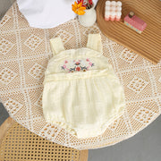 Soft Cotton Sleeveless Baby Bodysuit & Romper