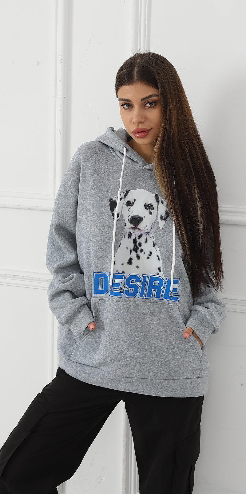 Chic Printed Long Sleeve Casual Sweatshirt for Women