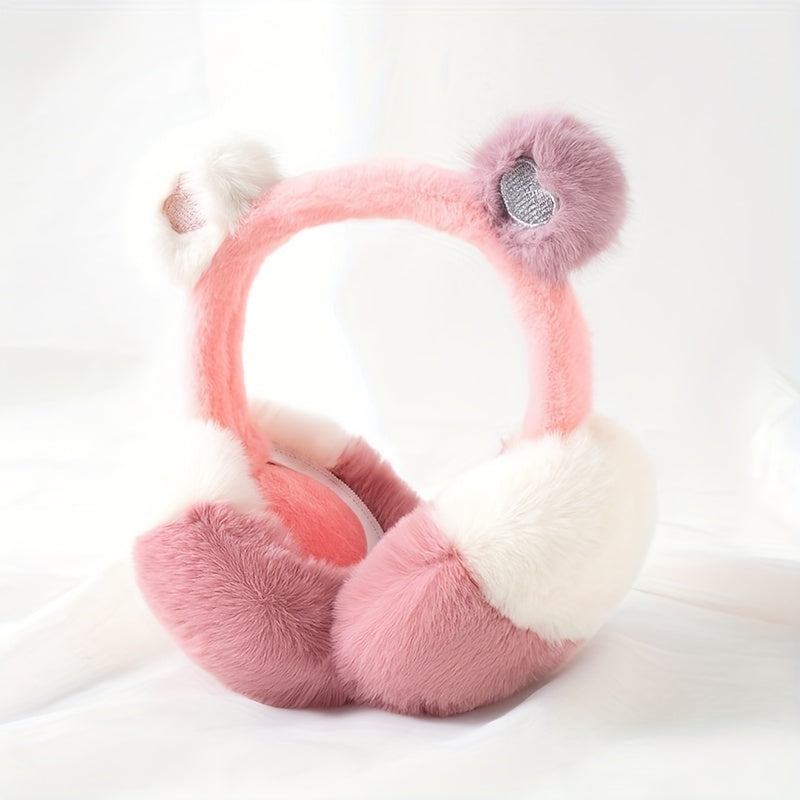 Y2K-Style Winter Ear Muffs – Cute Plush Ear Covers, Cold Protection