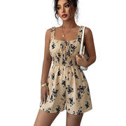Women's Fashionable Suspender Waist Jumpsuit