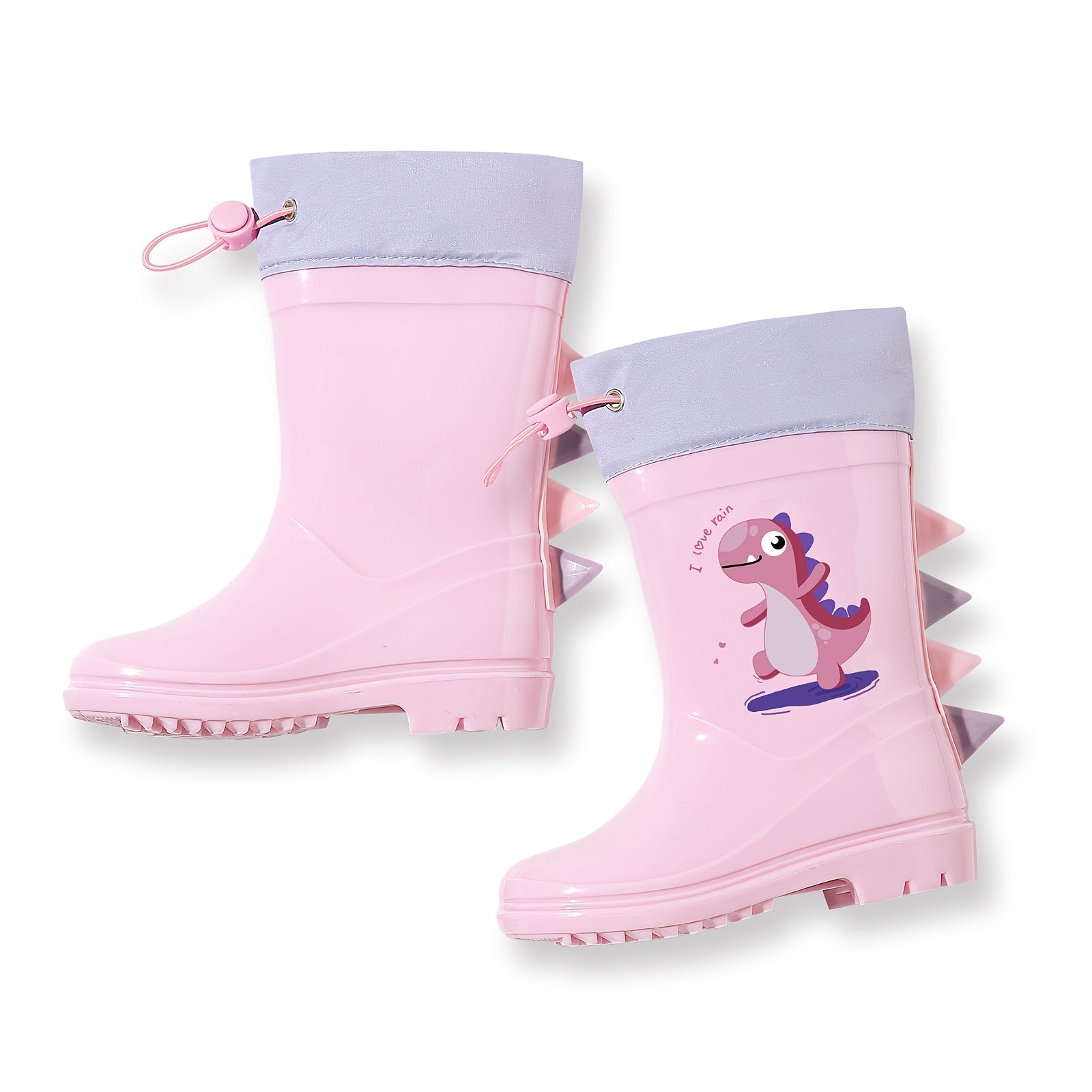 Children's Mid-Calf Dinosaur Rain Boots – Non‑Slip, Suitable for Ages 1‑8