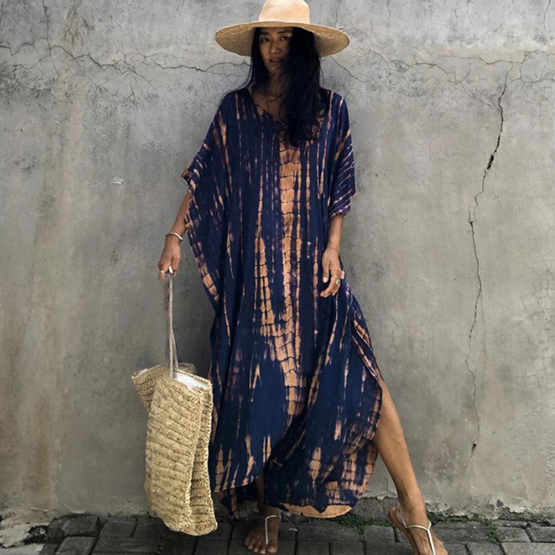 Loose-fitting Womens Beach Vacation Dress