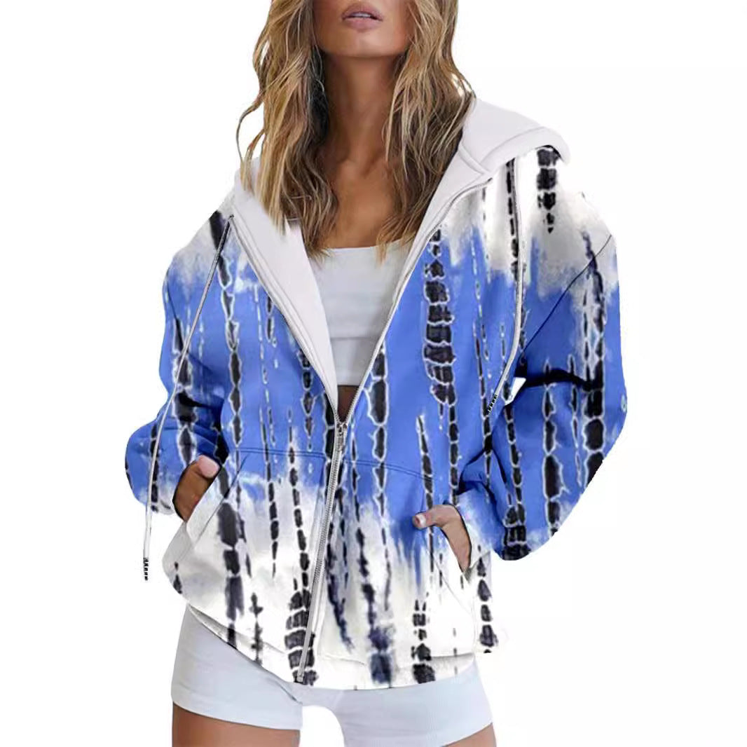 Women's Casual Full-Zip Hoodie Sweatshirt