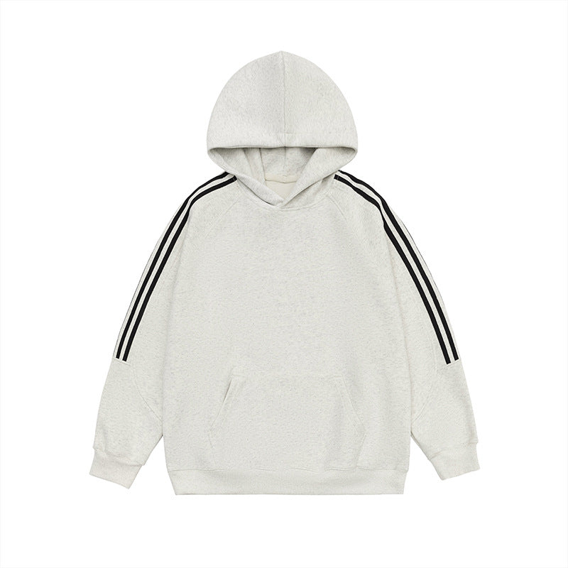 Cozy Unisex Colorblock Casual Pullover Hoodie