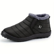 Ultra‑Warm Unisex Winter Boots – Non‑Slip Thick Sole, Arctic Warmth, Low Heel, Round Toe