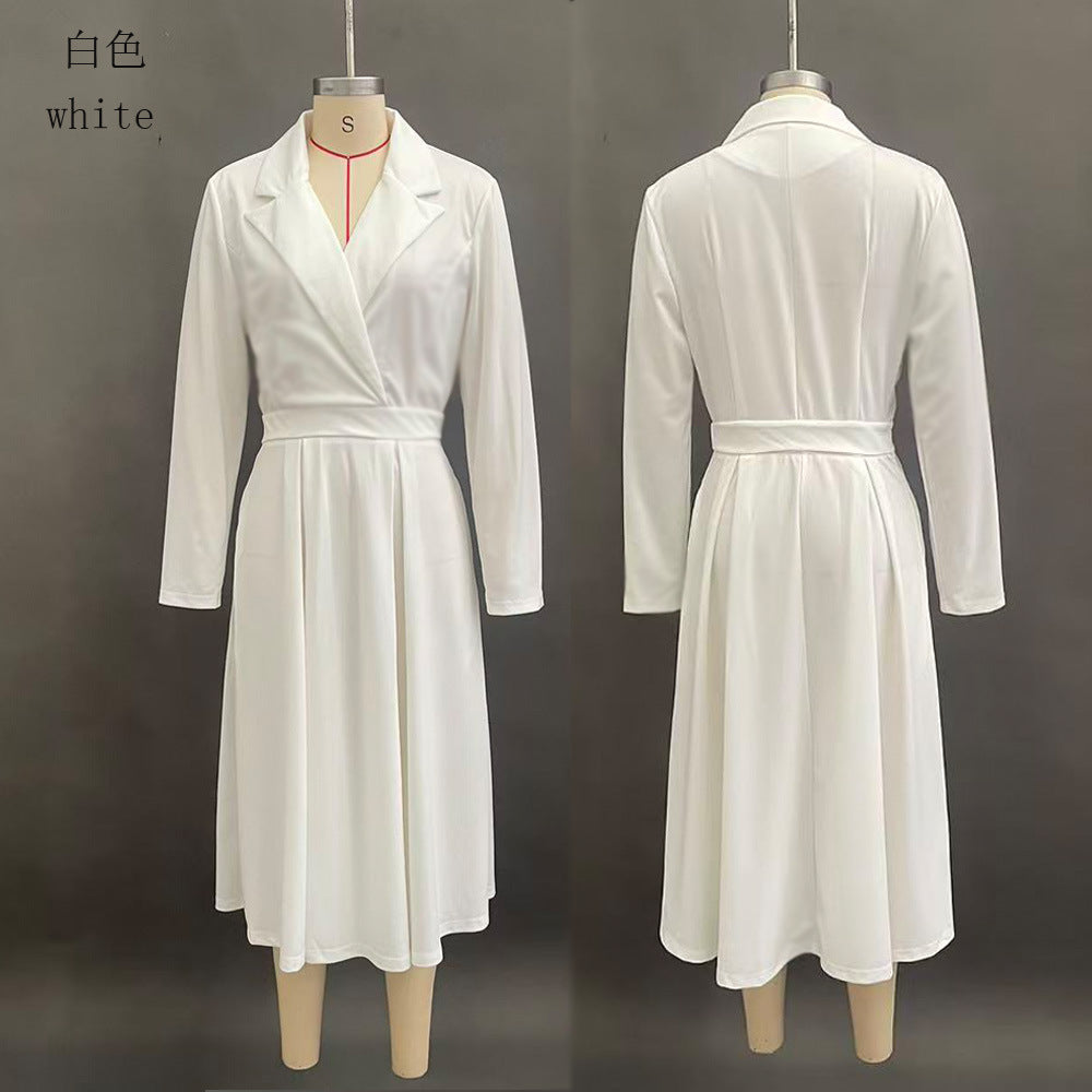2026 Independent Platform New Style Elegant Waist-cinching French V…