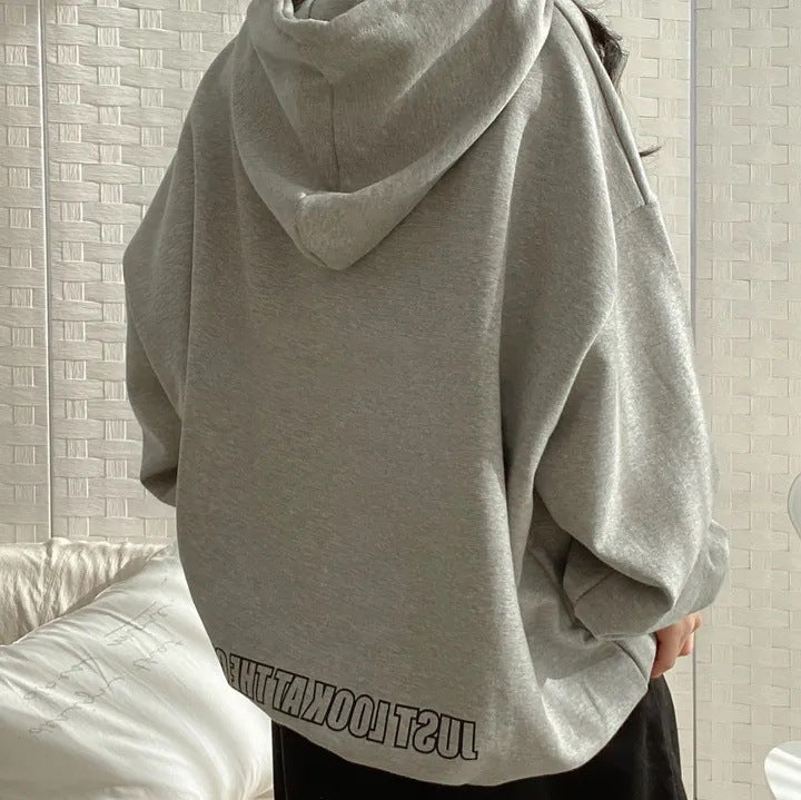 Trendy Fleece-Lined Casual Pullover Top