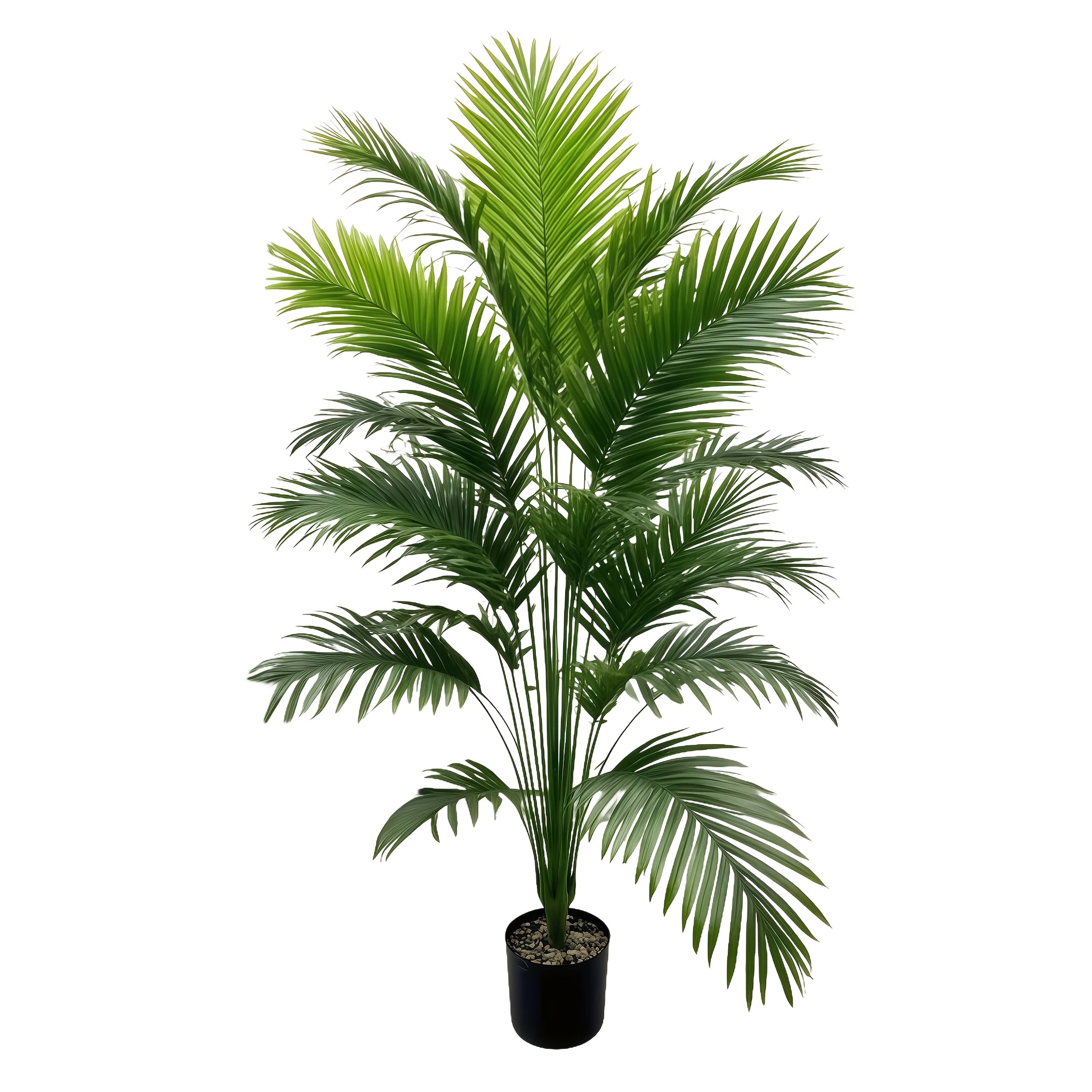 2pcs 37-Inch Large Artificial Christmas Decor Palm Trees - Realistic Tropical Style Fake Maple Leaves, Suitable for Indoor and Outdoor Home Décor, Yard, Garden, Wedding, Party, Hotel, Photography…