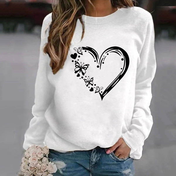 Women's Casual Corduroy Loose Pullover Sweatshirt