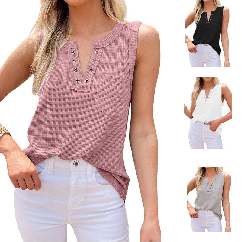 Loose V-Neck Camisole – Soft, Stretchy, Effortless Layering