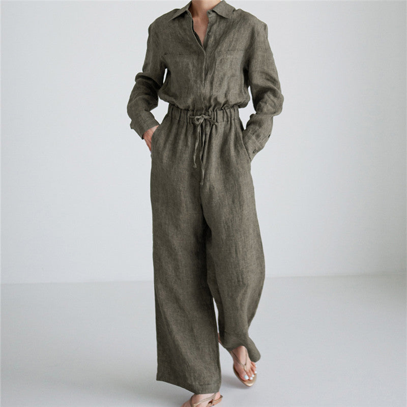 Chic Plus Size Wide-Leg Jumpsuit