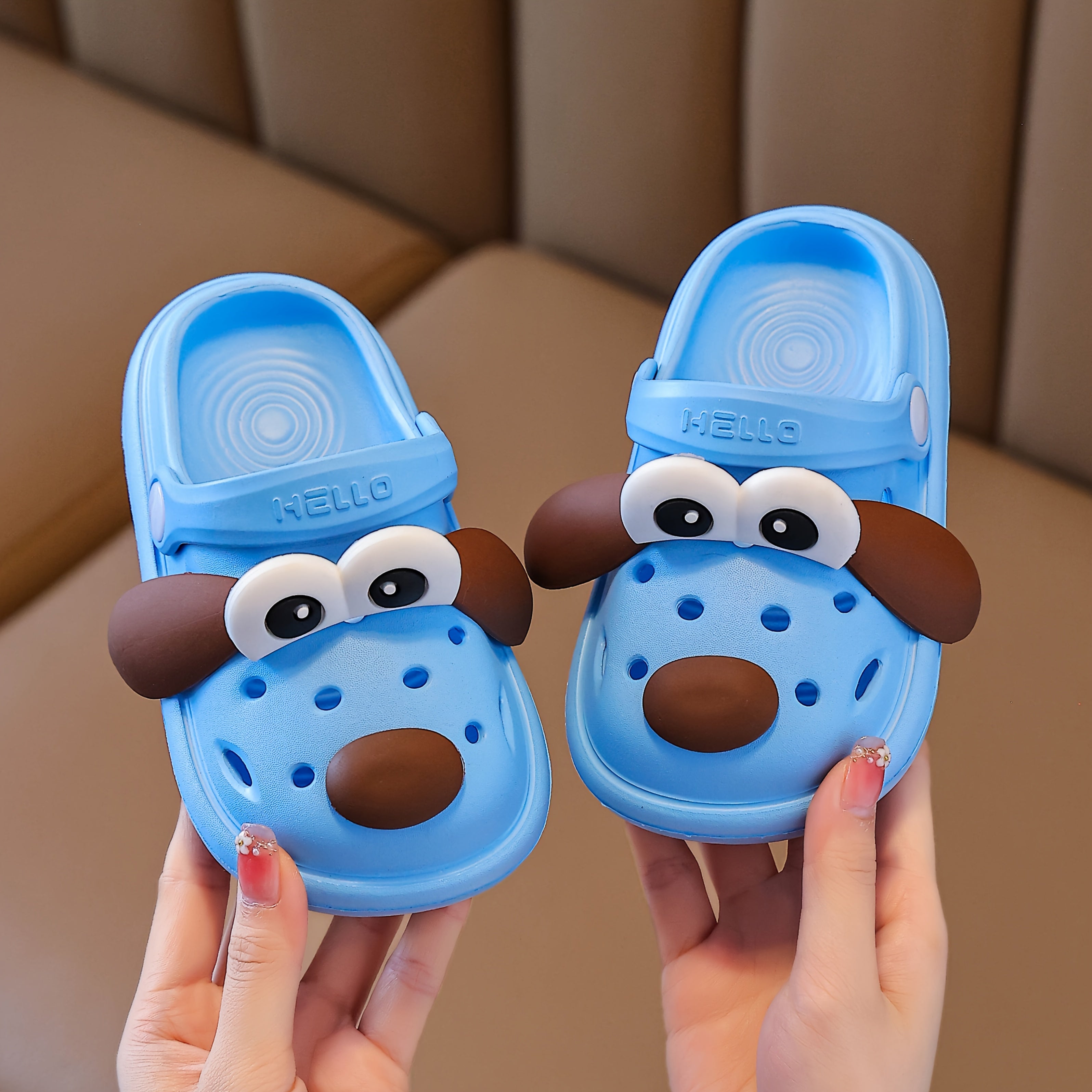 Children's Puppy-Themed Slip-Resistant Sandals