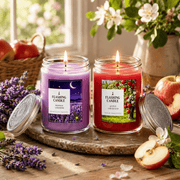 Luxury 4‑Pack Scented Candle Set – Summer Citrus, Lavender Night, Apple Orchard, Warm Spice