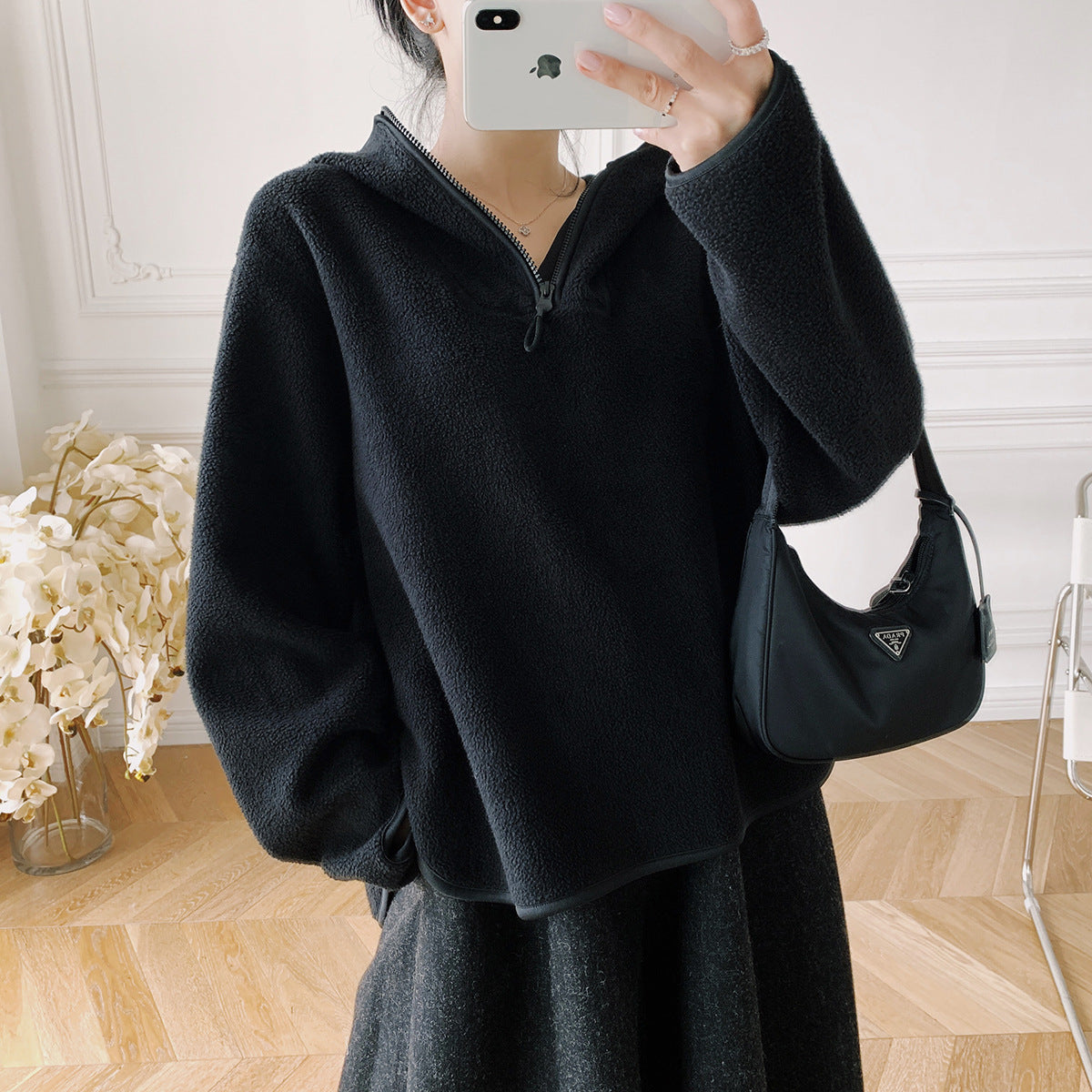 Women's Lightweight Fleece Sports Hoodie