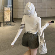 Chic French V-Neck Slim Fit Women's Blouse